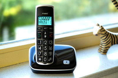 Fysic FX-6000 - Senioren DECT telefoon met grote toetsen en 1 handset, zwart