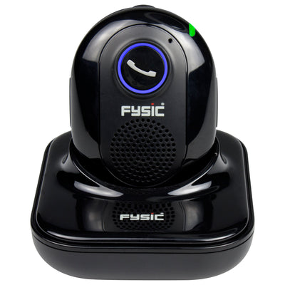 Fysic FX3960 - Vaste telefoon met antwoordapparaat en draadloze SOS panieknop, zwart