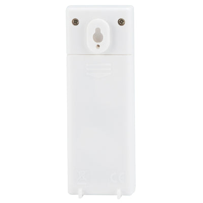 Fysic FKW-248 - Grote analoge wandklok met temperatuurweergave, wit