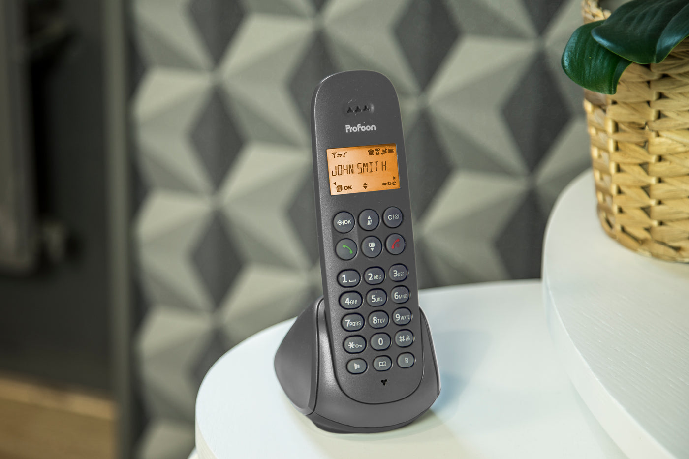 Profoon PDX620 - DECT telefoon met 2 handsets, zwart