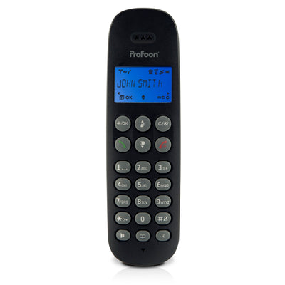Profoon PDX-300 - DECT telefoon met 1 handset, zwart