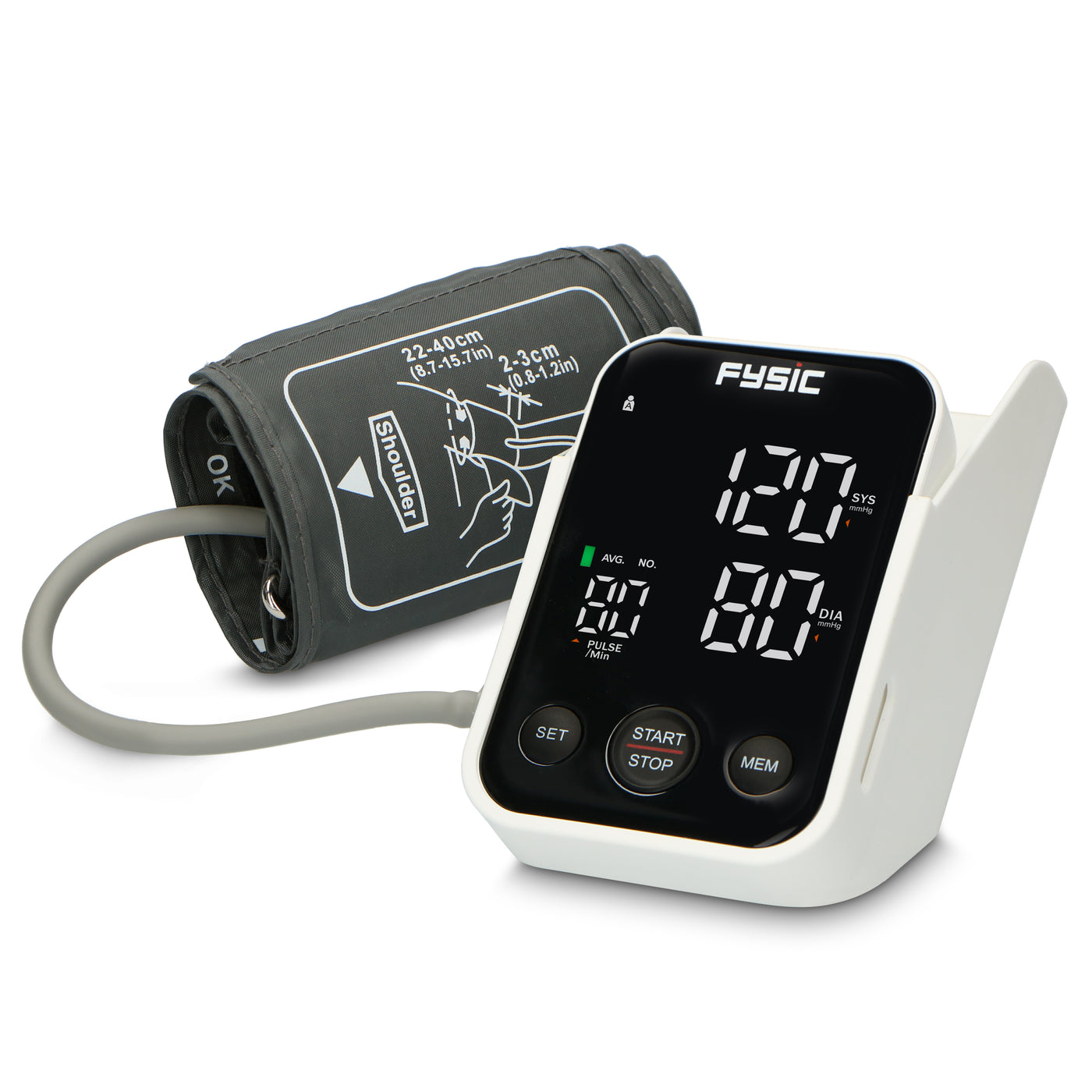 Fysic FCS250 - Gezondheidsmonitoring thuis set, bloeddrukmeter, saturatiemeter en infrarood thermometer