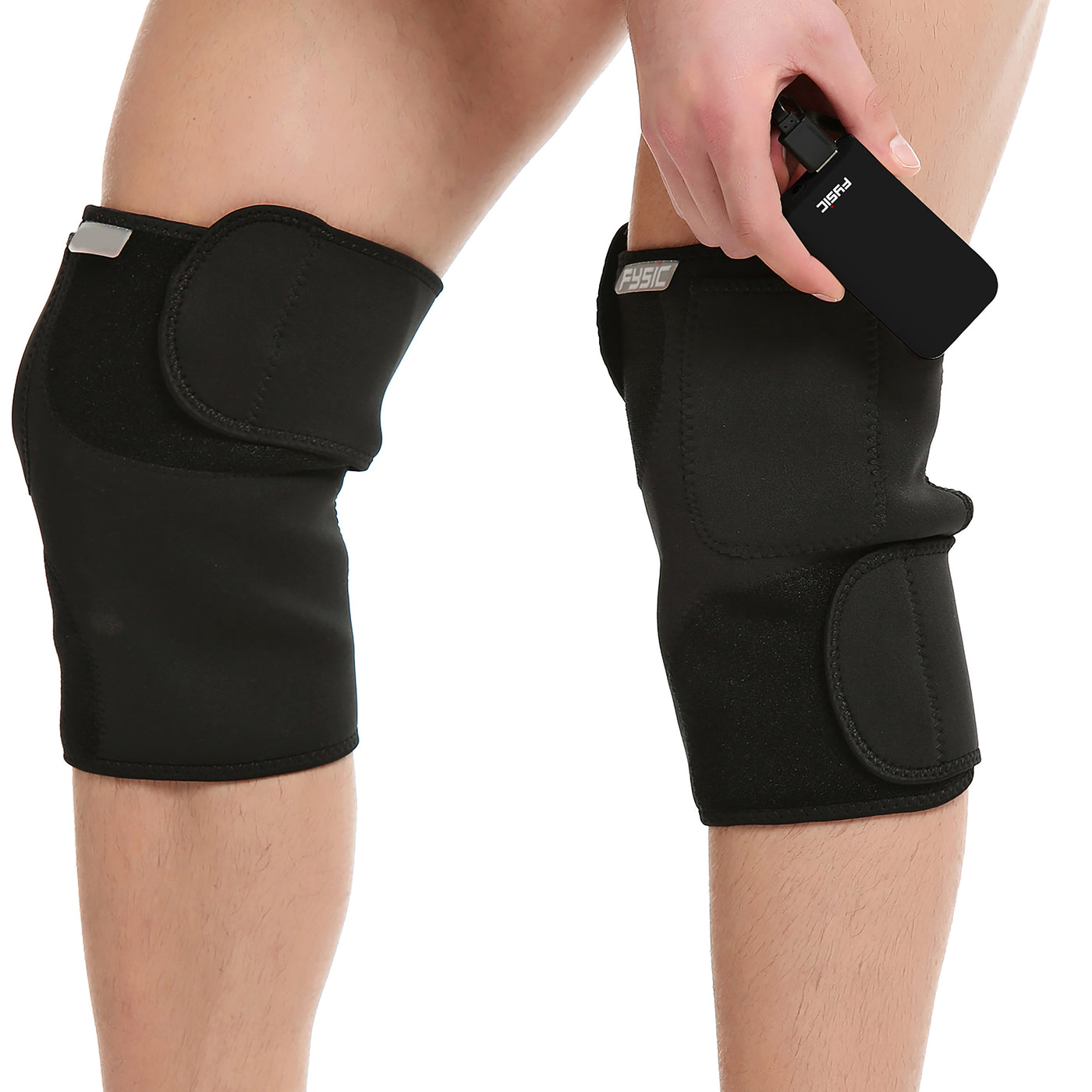 Fysic FHP-180L - Draadloze warmte bandage voor knie, links