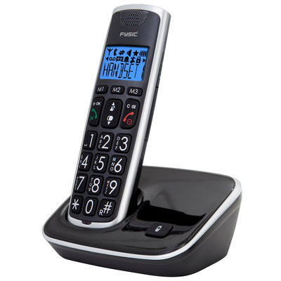 Fysic FX-6000 - Senioren DECT telefoon met grote toetsen en 1 handset, zwart