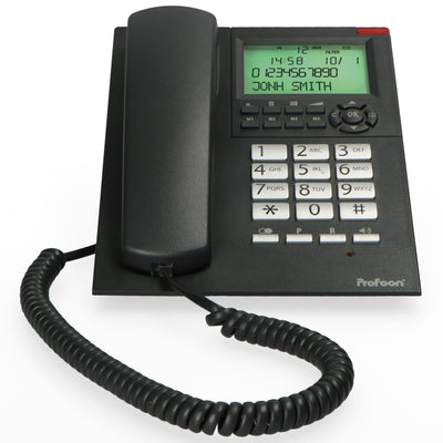 Profoon TX-325 - Vaste telefoon met display, zwart