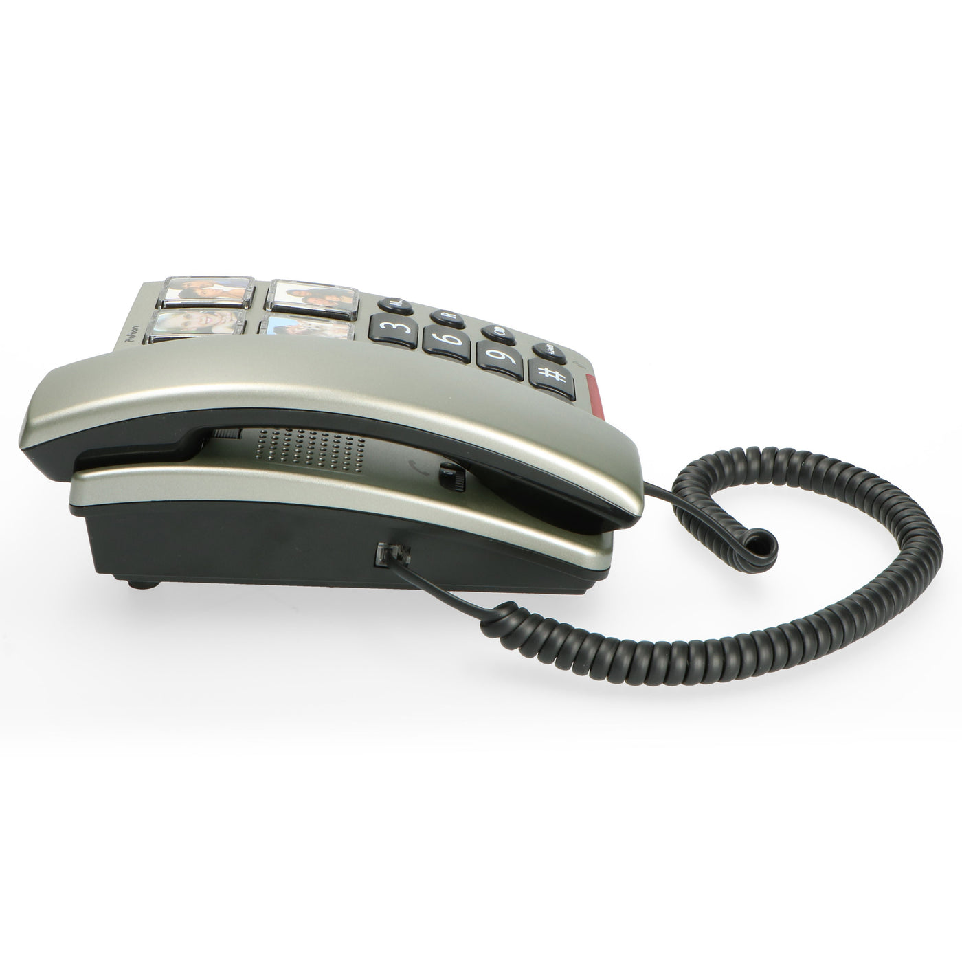 Profoon TX-560 - Vaste telefoon met grote fototoetsen en cijfers, zwart