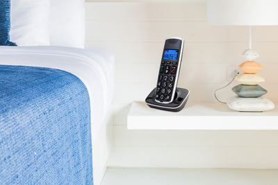 Profoon PDX-2728 - DECT telefoon met grote toetsen en 2 handsets, zwart