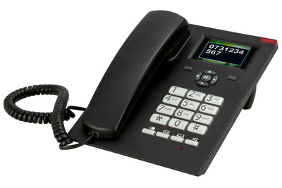 Fysic FM-2950 - GSM vaste telefoon met display voor senioren, antraciet