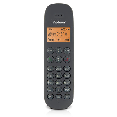 Profoon PDX600 - DECT telefoon met 1 handset, zwart